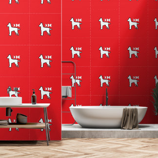 DOG Logo Red White Pet Wallpaper