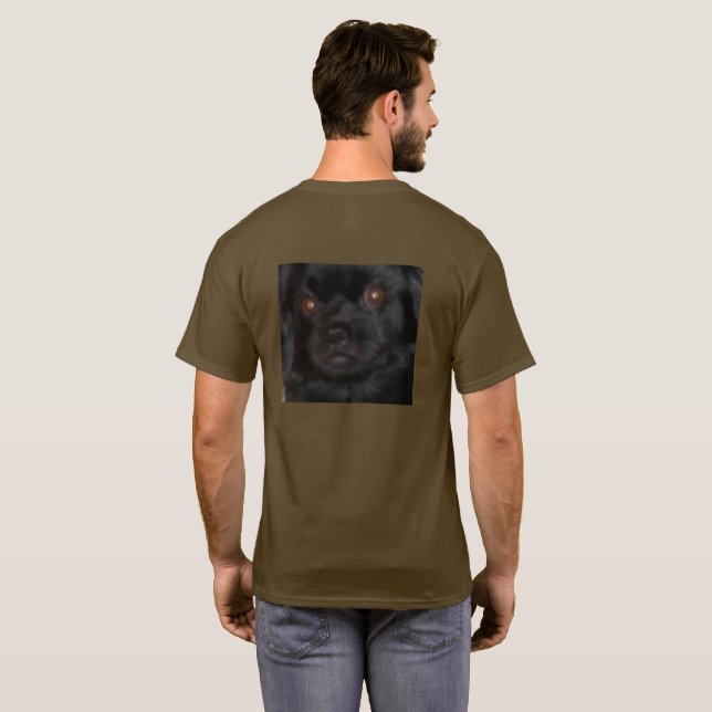 Dog Looking at You T-Shirt (Back Full)