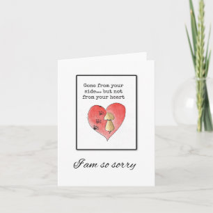 Dog Loss Card, Unique Pet Sympathy For Dog Parents Card