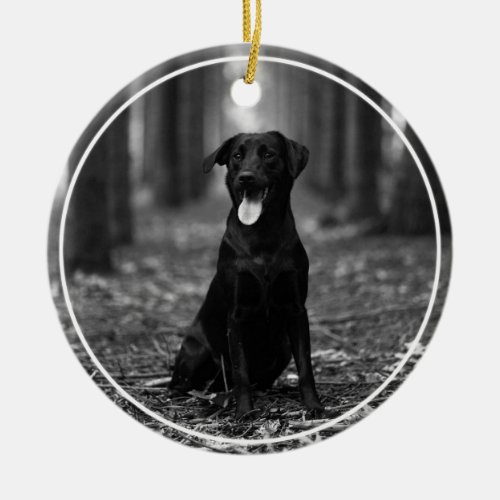 Dog Loss Poem Ceramic Ornament