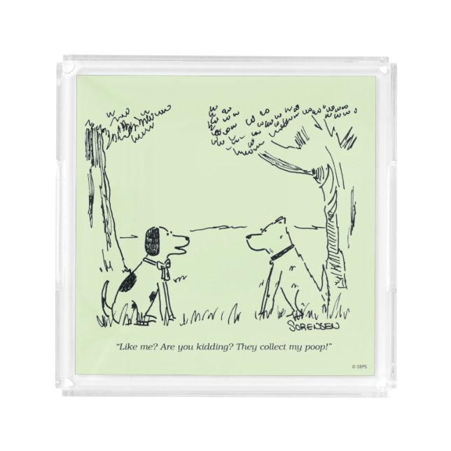 Dog Love Acrylic Tray (Front)