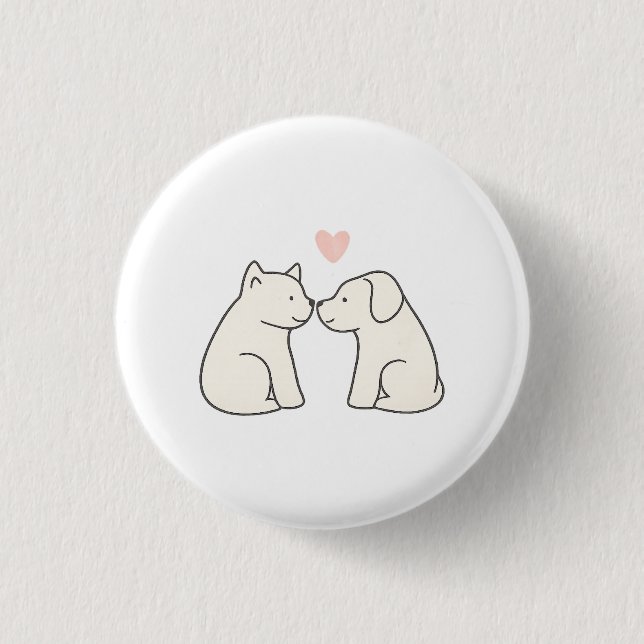 Dog Love Button (Front)