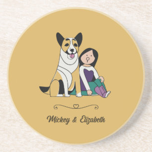Dog Love Coaster