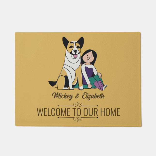Dog Love Doormat (Front)