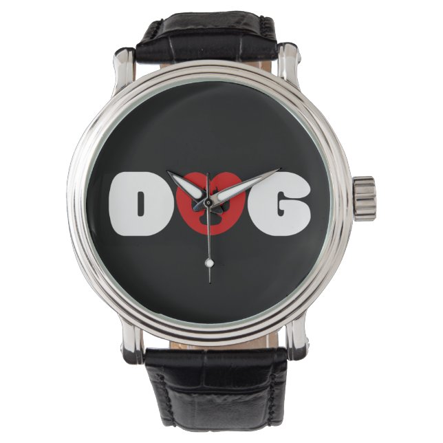 Dog Love Heart Watch (Front)