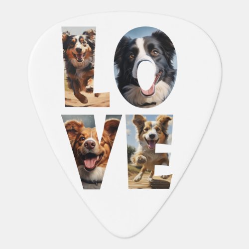 Dog Love i Cot Out Pictures Guitar Pick