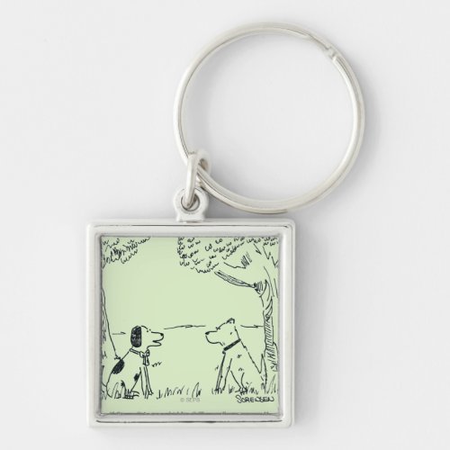 Dog Love Keychain