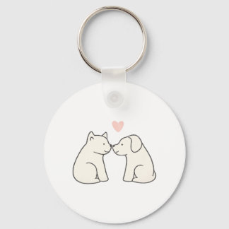 Dog Love Keychain