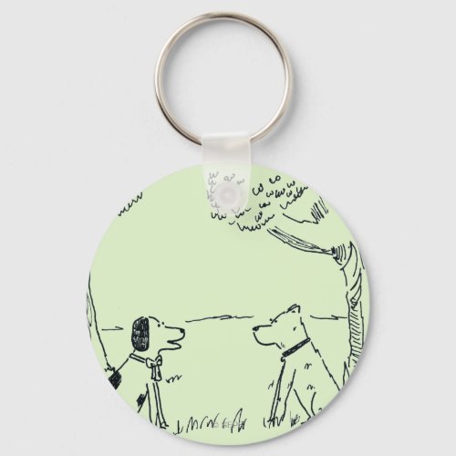 Dog Love Keychain