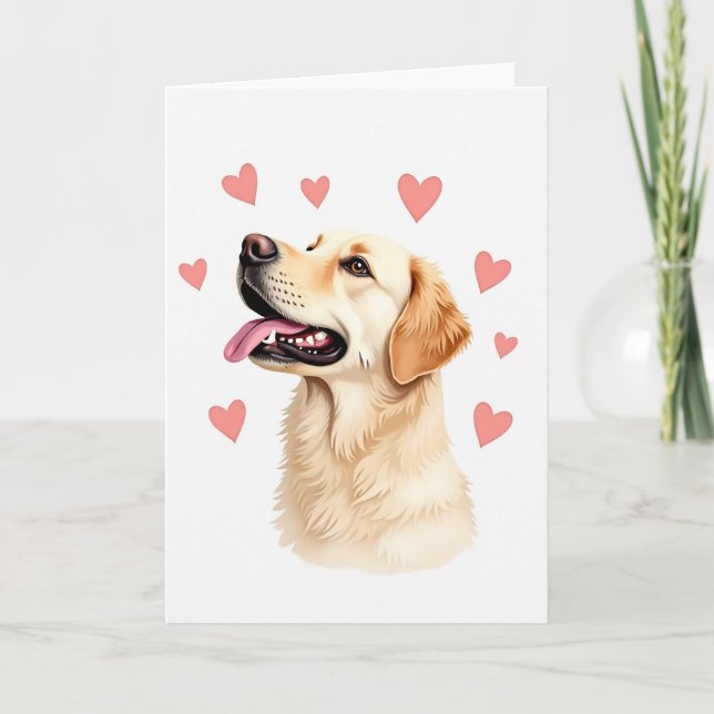 Dog Love Mothers Day Greeting Card (Front)