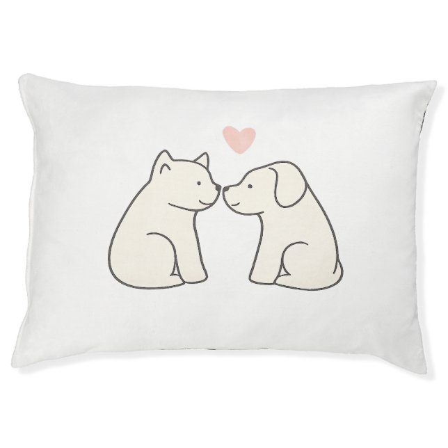 Dog Love Pet Bed (Front)