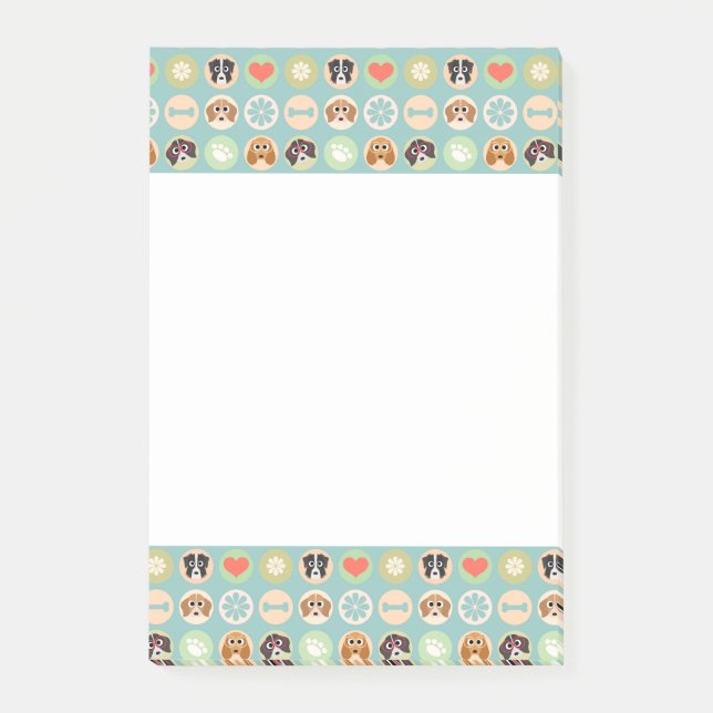 Dog Love Post-it Notes (Front)
