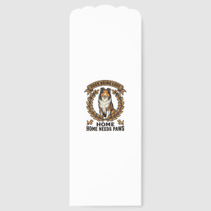 Dog Love Shirt Vintage Engraving Laurel Design_1 Bookmarks