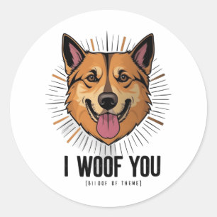 Dog Love Sticker