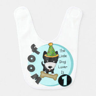 Dog Lover 1st Birthday Bib