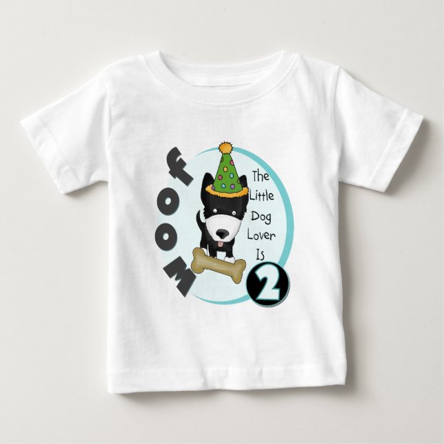 Dog Lover 2nd Birthday Tshirts and Gifts (Front)