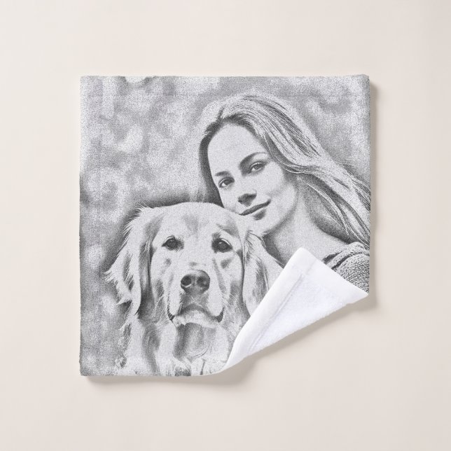  Dog Lover, Best Dog Mom Ever, Dog Dad, Kids, Dogs Wash Cloth (Wash Cloth)