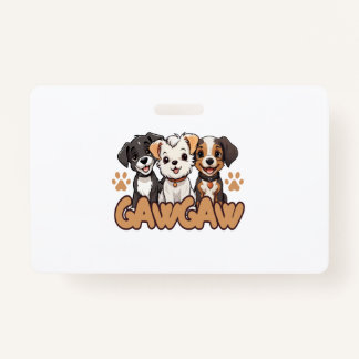 Dog Lover Birthday Gift Tee Badge