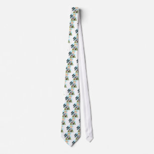 Dog Lover Blond Boy T shirts and Gifts Neck Tie