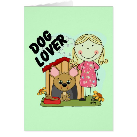 Dog Lover Blond Girl T-shirts and Gifts (Front)