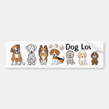 Dog Lover Bumper Sticker