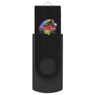 Dog Lover Bunny Chocolate Labrador Easter Day Flash Drive
