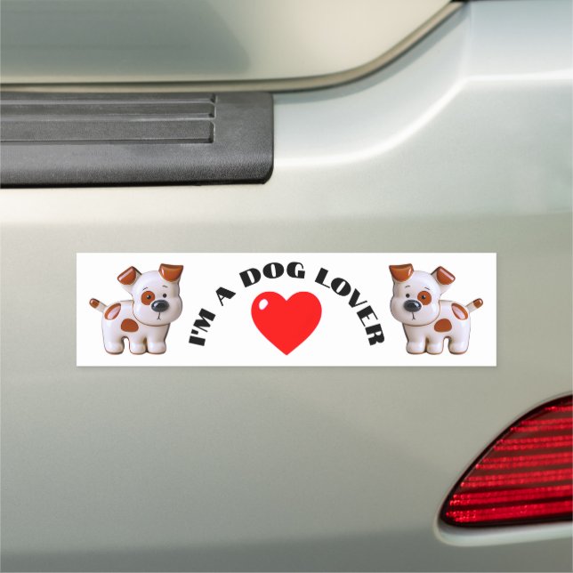 Dog Lover Car Magnet (In Situ)