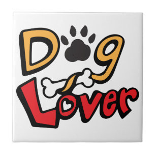 Dog Lover Ceramic Tile