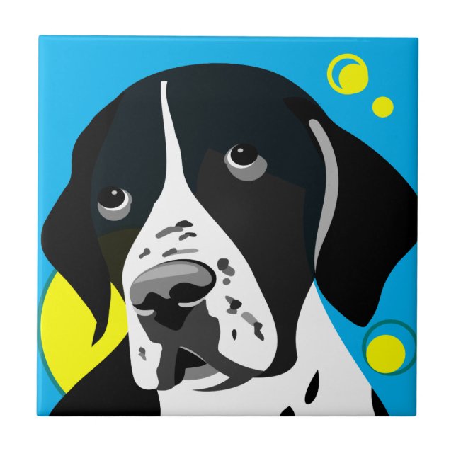 Dog Lover Ceramic Tile (Front)