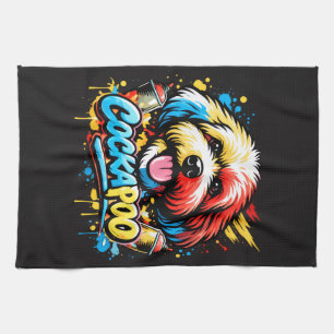 Dog Lover Cockapoo Gift Dog Owner  Kitchen Towel