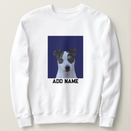 Dog Lover Custom Photo and Name Personalized  Sweatshirt