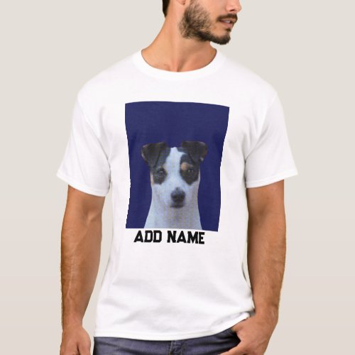 Dog Lover Custom Photo and Name Personalized  T_Shirt