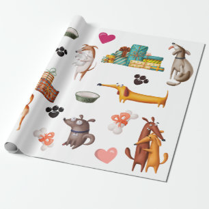 Dog Lover Cute Wrapping Paper