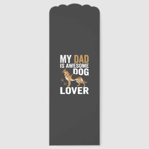 Dog Lover Dad Is Awesome Bookmarks