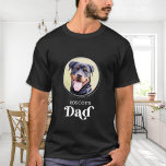 Dog Lover DAD Personalized Cute Puppy Pet Photo T-Shirt<br><div class="desc">Dog Dad ... Surprise your favorite Dog Dad this Father's Day , Christmas or his birthday with this super cute custom pet photo t-shirt. Customize this dog dad shirt with your dog's favorite photos, and name. This dog dad shirt is a must for dog lovers and dog dads! Great gift...</div>