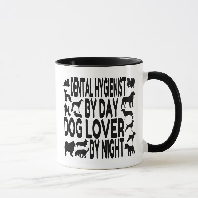 Dog Lover Dental Hygienist Mug (Right)