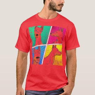 Dog Lover Dog Owner Pet Dog Enthusiast Pop Art Dob T-Shirt