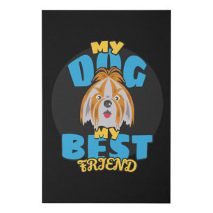Dog Lover Dogs Cute Animal Cool Funny Gift Idea Faux Canvas Print