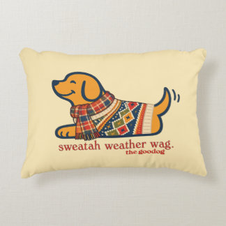 Dog Lover Fall Cozy Accent Pillow