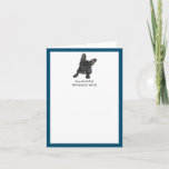 Dog Lover French Bulldog Personalized Greeting Card