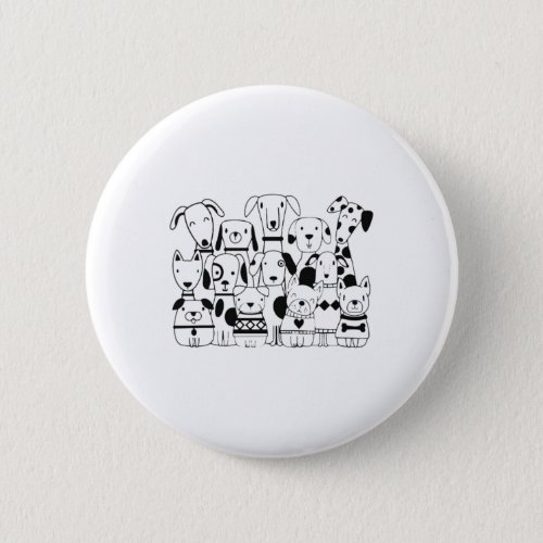 Dog Lover Funny  Button