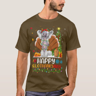 Dog Lover Funny Happy Chinese Crested Dog HelloTha T-Shirt