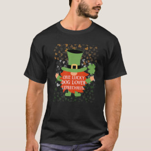 Dog Lover Funny St Patrick's Day Lucky Gnome Famil T-Shirt