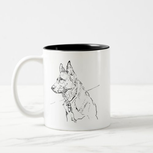 Dog Lover Gift, German Shepherd Coffee Mug