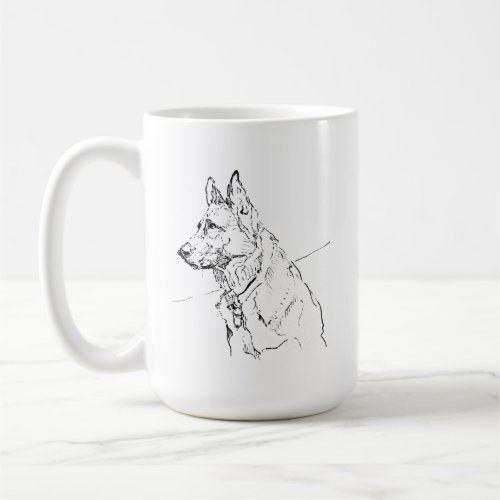 Dog Lover Gift, German Shepherd Coffee Mug