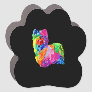 Dog Lover Gifts Yorkie For Yorkshire Terrie Lover Car Magnet