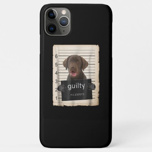 Dog Lover  Guilty Chocolate Labrador Bad Dog iPhone 11 Pro Max Case
