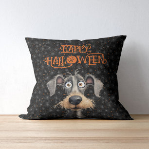 Dog lover Halloween Throw Pillow