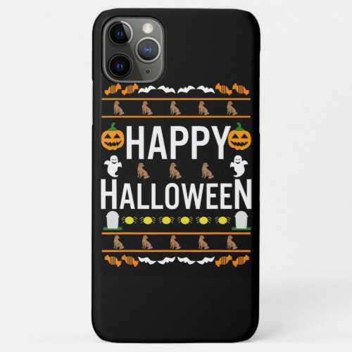 Dog Lover  Happy Halloween Chocolate Labrador iPhone 11 Pro Max Case