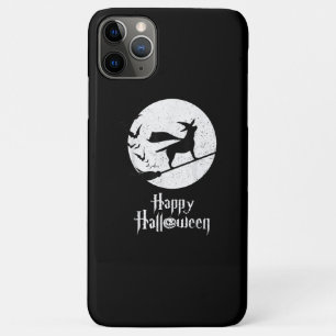 Dog Lover Happy Halloween Lab Witch Riding Broom iPhone 11 Pro Max Case